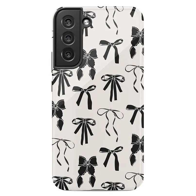 Premium Quality Goth Girlie | Black Bows Case  Stylish & Comfortable
