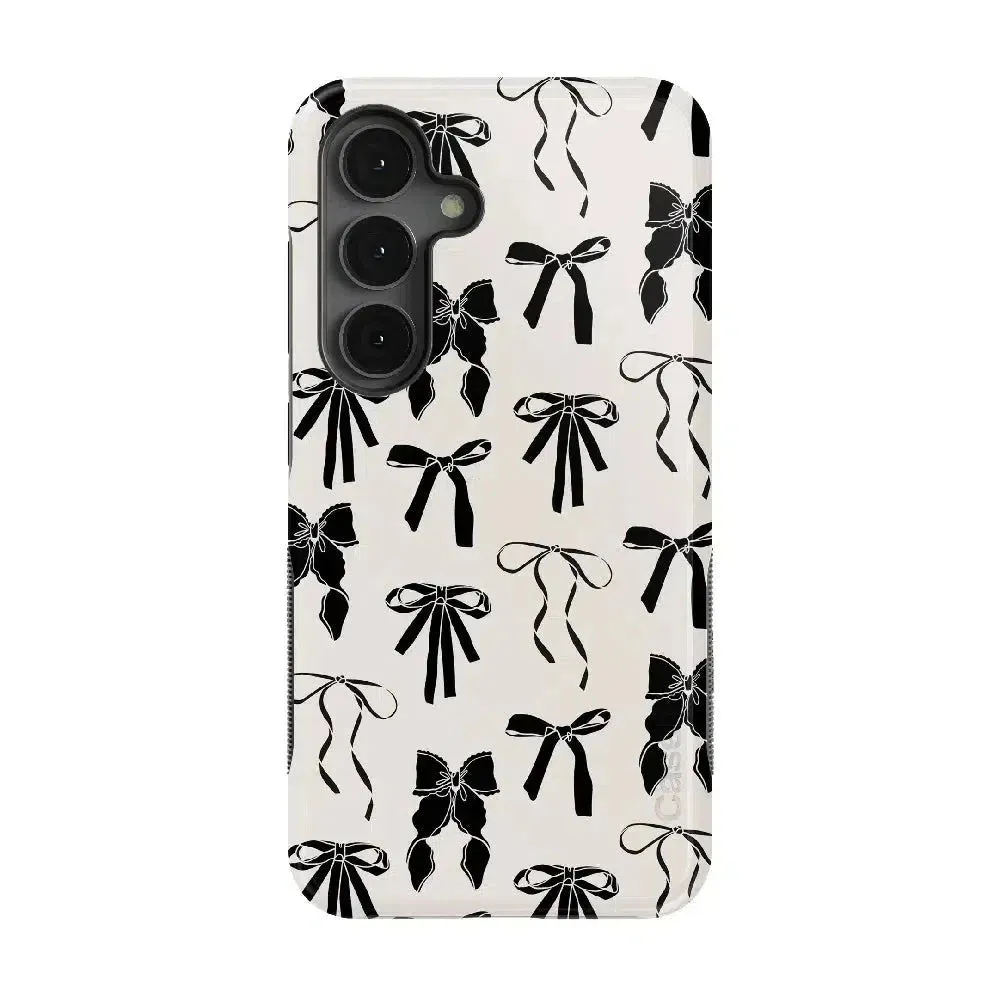 Premium Quality Goth Girlie | Black Bows Case  Stylish & Comfortable