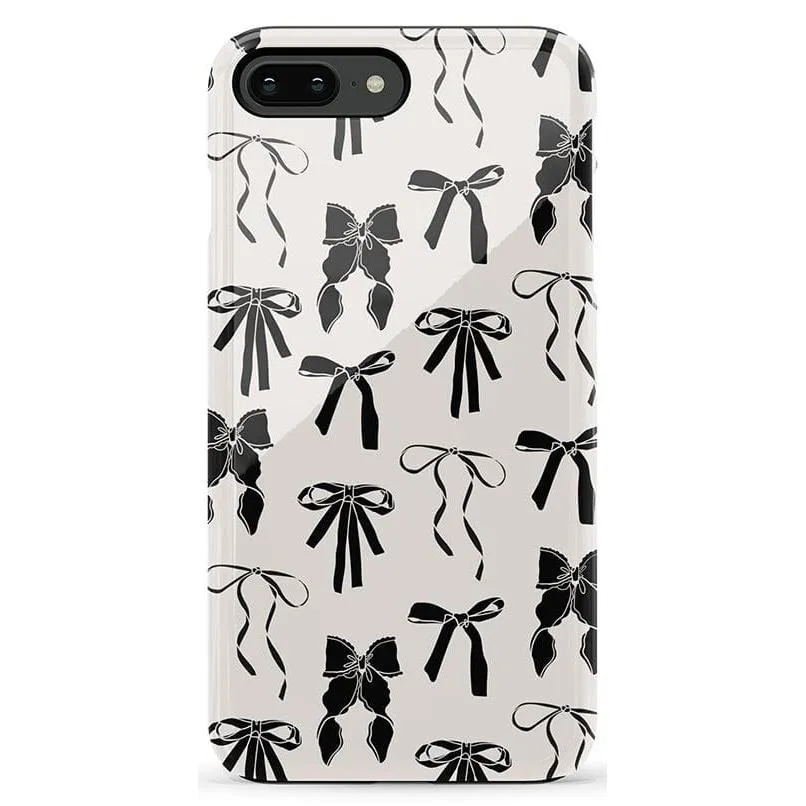 Premium Quality Goth Girlie | Black Bows Case  Stylish & Comfortable