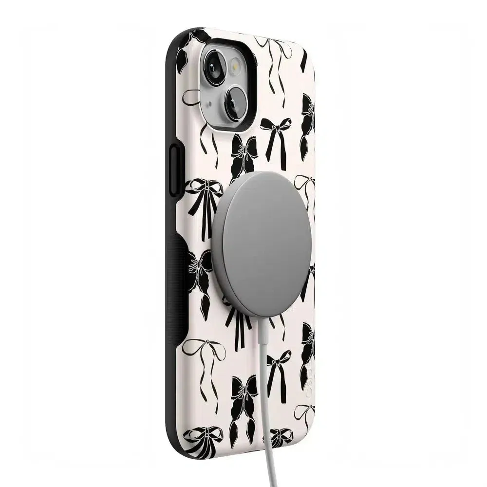 Premium Quality Goth Girlie | Black Bows Case  Stylish & Comfortable