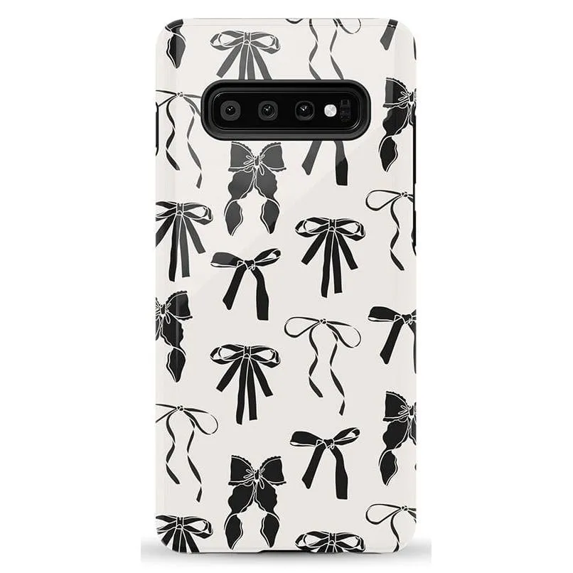 Premium Quality Goth Girlie | Black Bows Case  Stylish & Comfortable