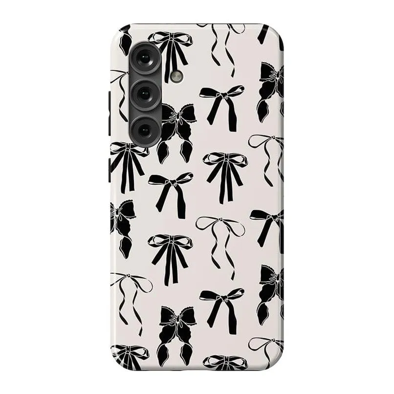 Premium Quality Goth Girlie | Black Bows Case  Stylish & Comfortable