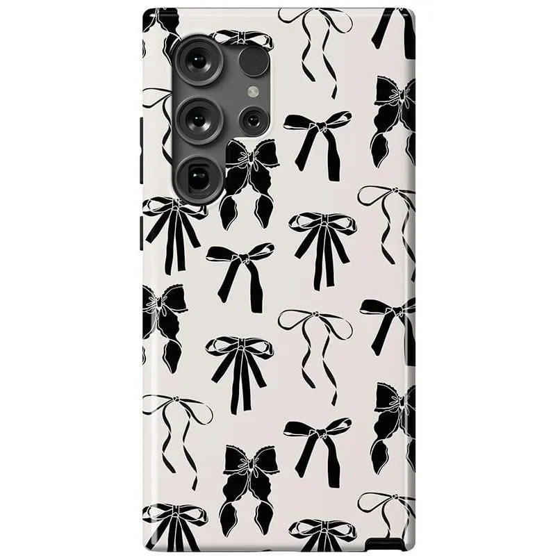 Premium Quality Goth Girlie | Black Bows Case  Stylish & Comfortable