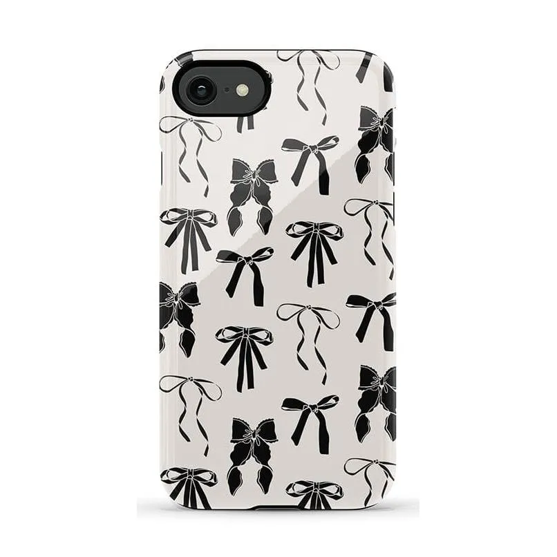 Premium Quality Goth Girlie | Black Bows Case  Stylish & Comfortable