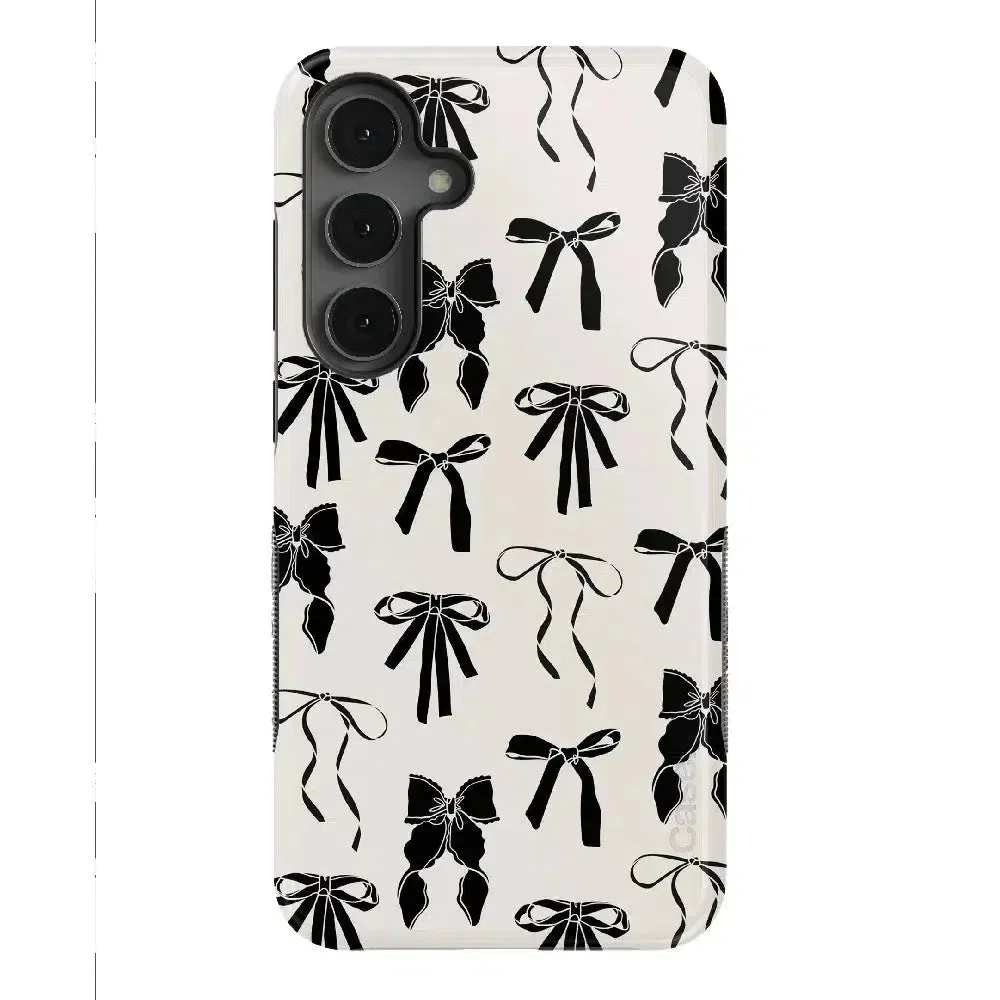 Premium Quality Goth Girlie | Black Bows Case  Stylish & Comfortable