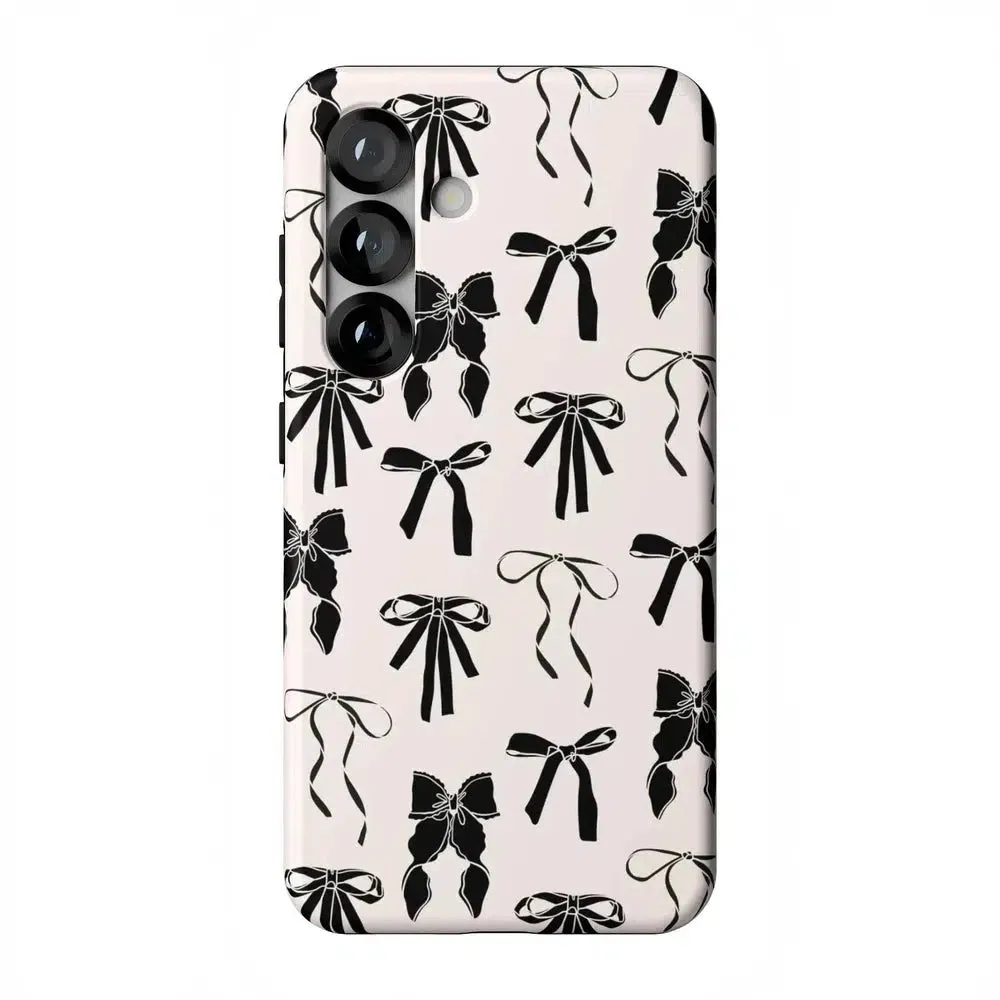 Premium Quality Goth Girlie | Black Bows Case  Stylish & Comfortable