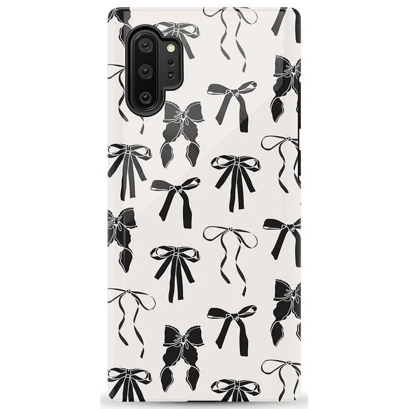 Premium Quality Goth Girlie | Black Bows Case  Stylish & Comfortable
