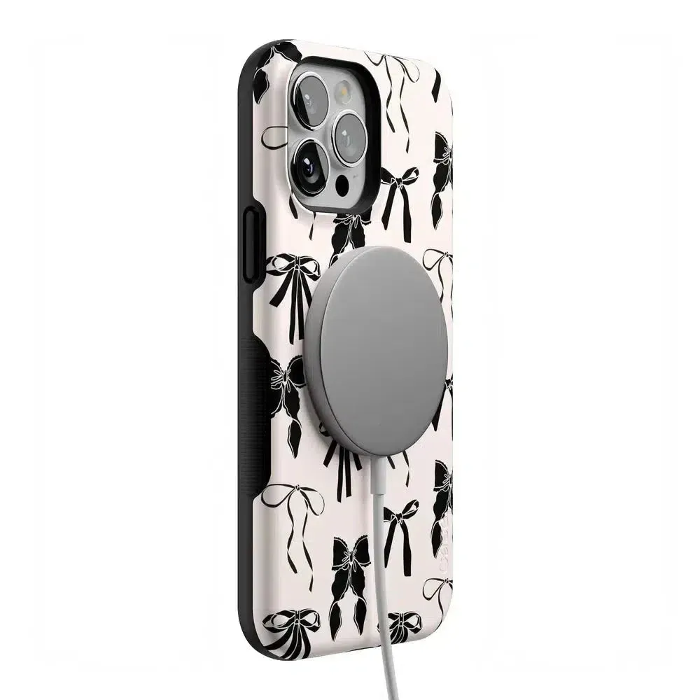 Premium Quality Goth Girlie | Black Bows Case  Stylish & Comfortable