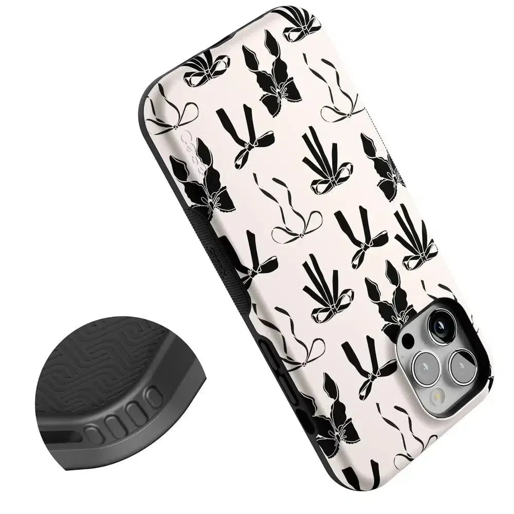 Premium Quality Goth Girlie | Black Bows Case  Stylish & Comfortable