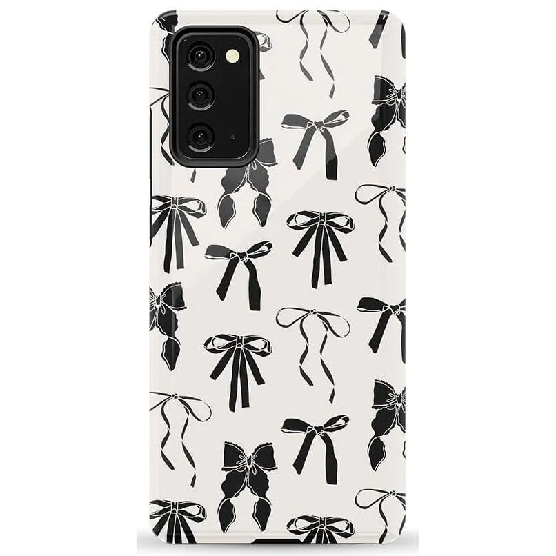 Premium Quality Goth Girlie | Black Bows Case  Stylish & Comfortable