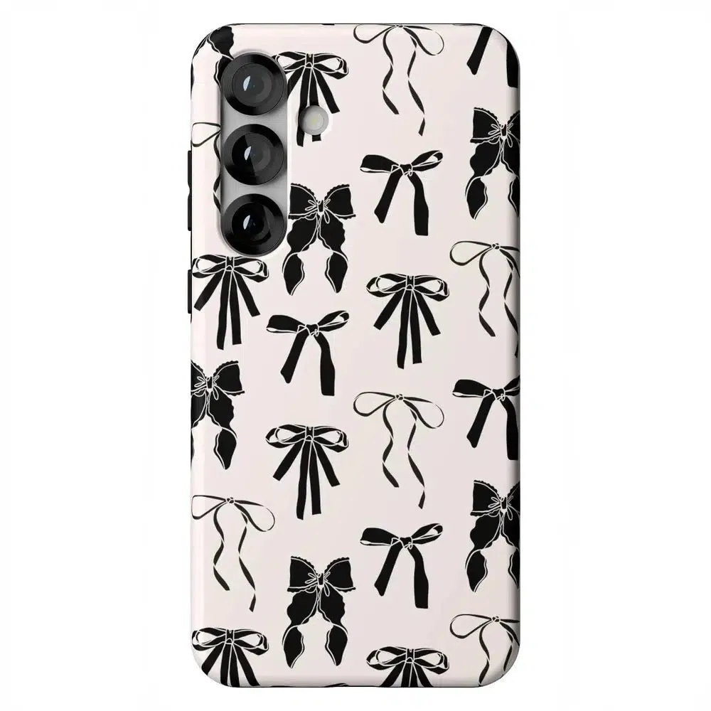 Premium Quality Goth Girlie | Black Bows Case  Stylish & Comfortable