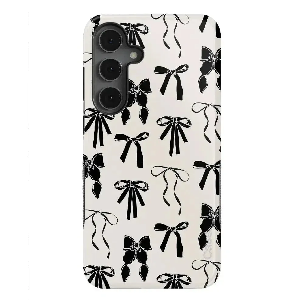 Premium Quality Goth Girlie | Black Bows Case  Stylish & Comfortable