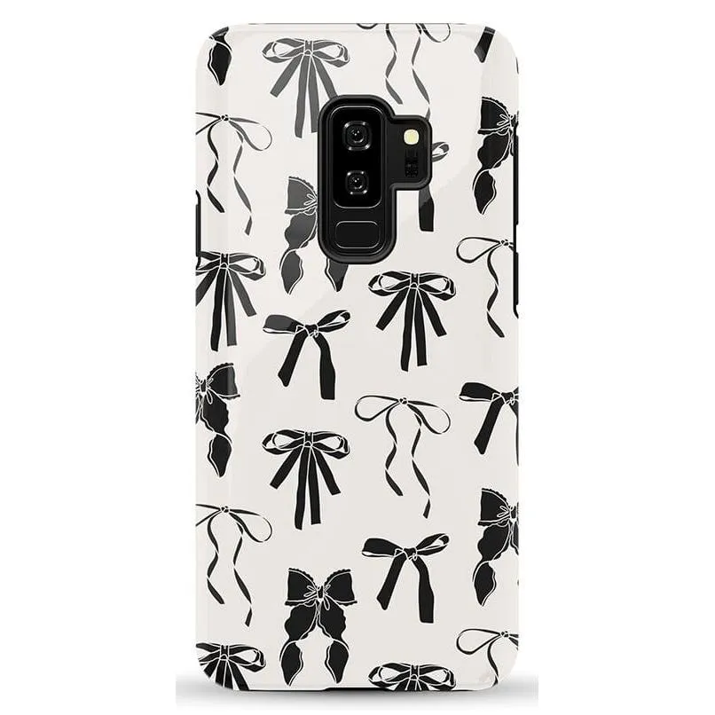 Premium Quality Goth Girlie | Black Bows Case  Stylish & Comfortable