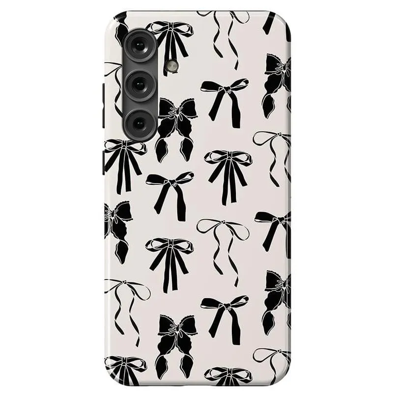 Premium Quality Goth Girlie | Black Bows Case  Stylish & Comfortable