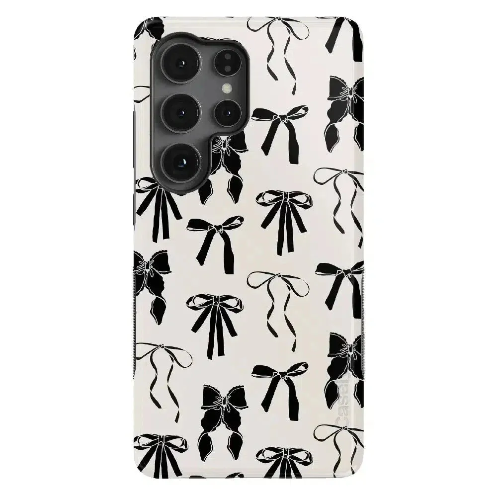 Premium Quality Goth Girlie | Black Bows Case  Stylish & Comfortable
