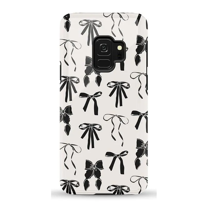 Premium Quality Goth Girlie | Black Bows Case  Stylish & Comfortable