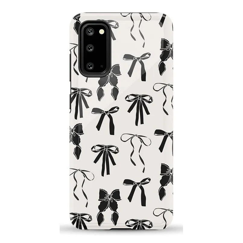 Premium Quality Goth Girlie | Black Bows Case  Stylish & Comfortable