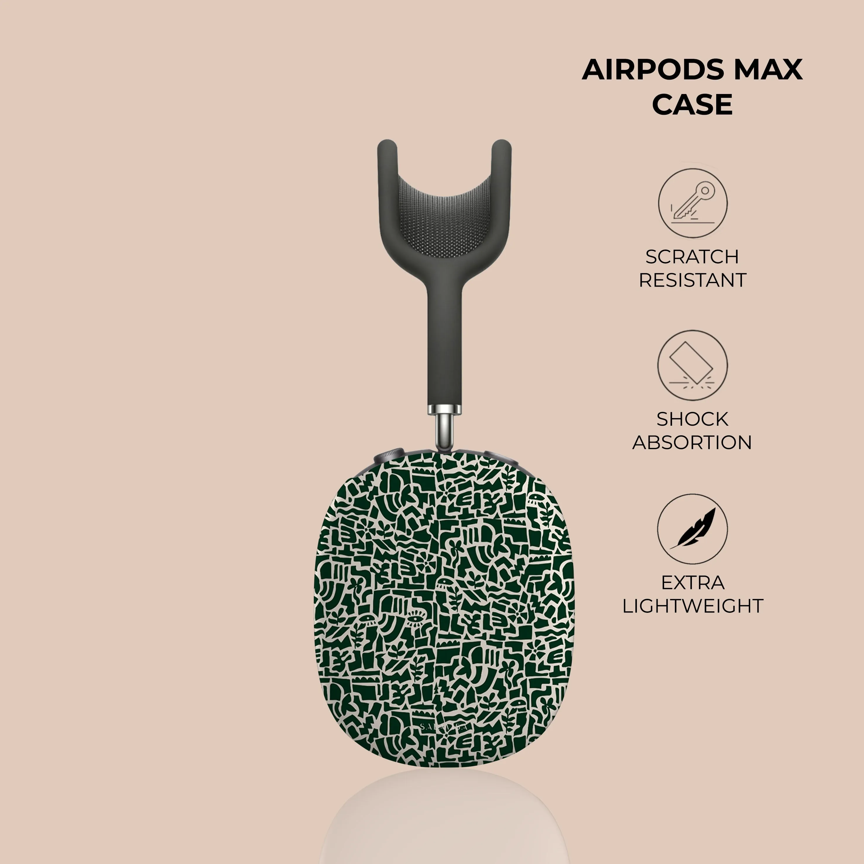 Premium Quality Green Maze AirPods Max Case  Today Only!