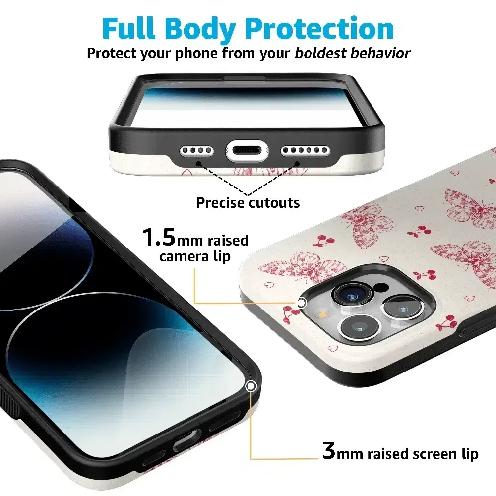 Premium Quality Heart Flutters | Butterfly Case  Last Few Pieces!