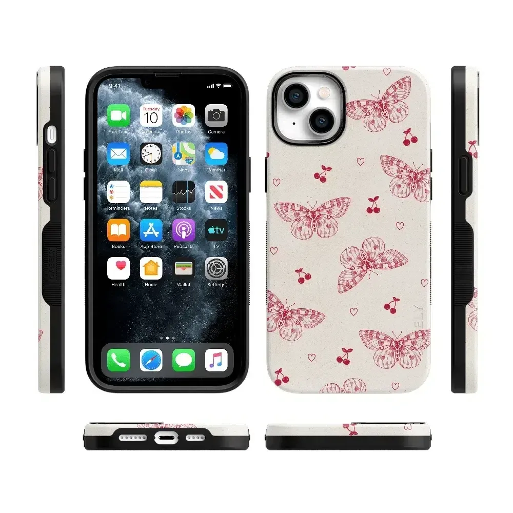 Premium Quality Heart Flutters | Butterfly Case  Last Few Pieces!