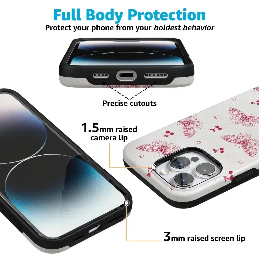 Premium Quality Heart Flutters | Butterfly Case  Last Few Pieces!