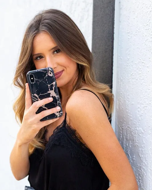 Premium Quality Hidden Gem | Rose Gold and Black Marble Case  Almost Sold Out!