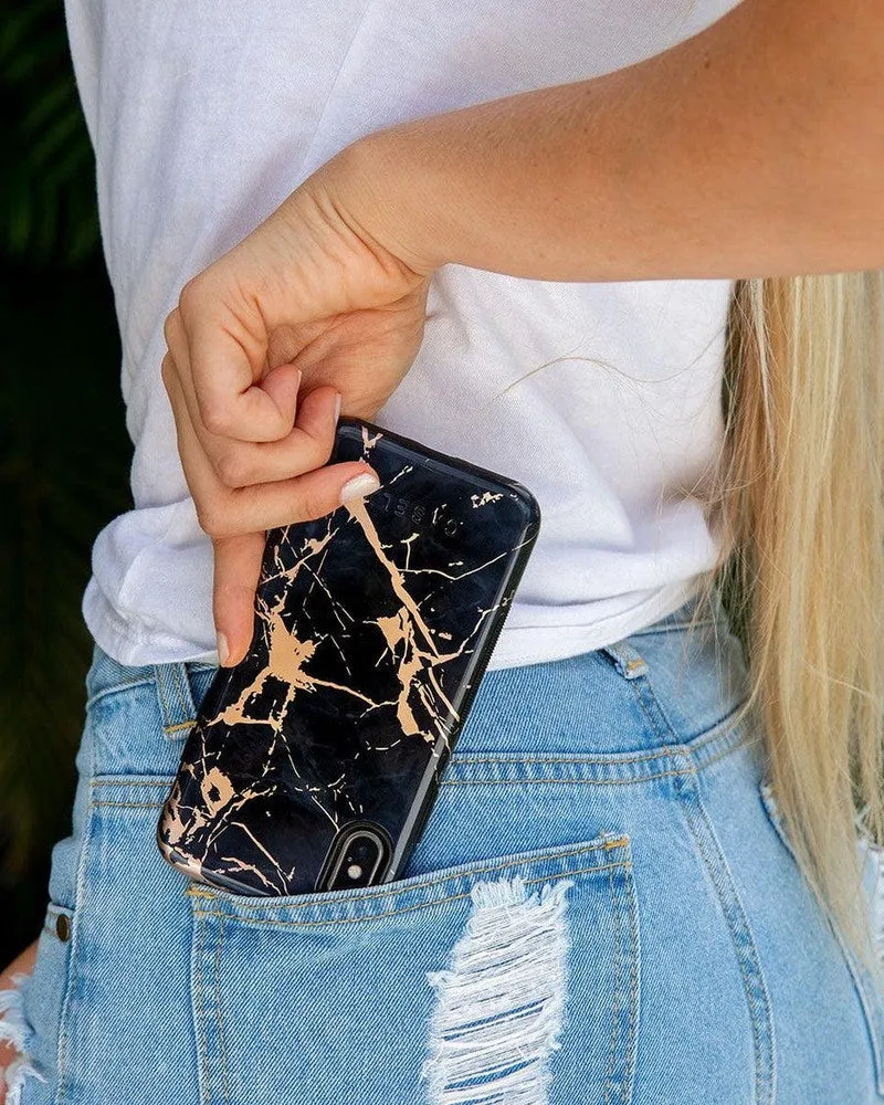 Premium Quality Hidden Gem | Rose Gold and Black Marble Case  Almost Sold Out!
