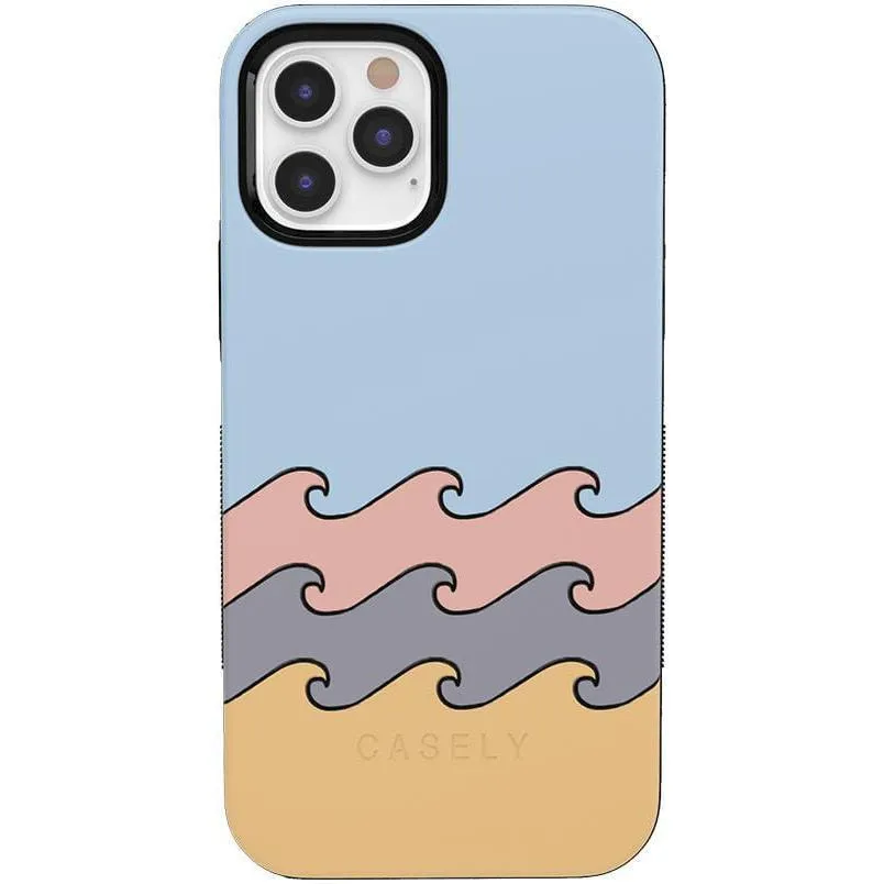 Premium Quality High Tide | Layered Ocean Waves Case  Stylish & Comfortable