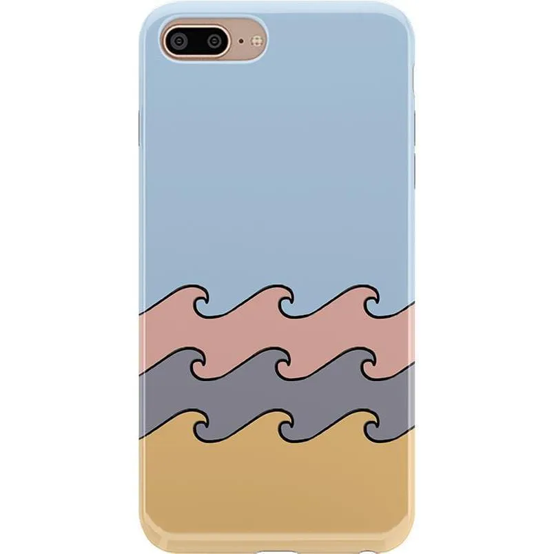 Premium Quality High Tide | Layered Ocean Waves Case  Stylish & Comfortable