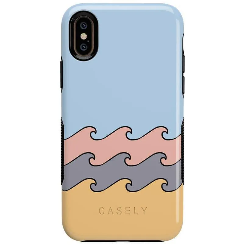Premium Quality High Tide | Layered Ocean Waves Case  Stylish & Comfortable