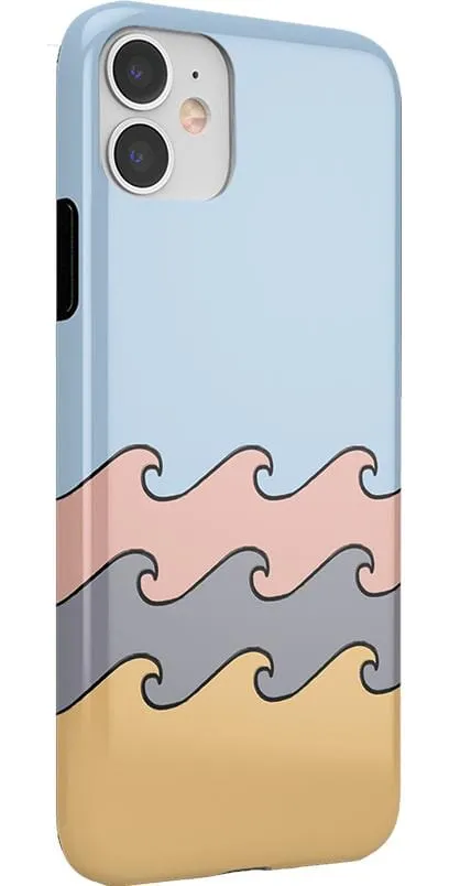 Premium Quality High Tide | Layered Ocean Waves Case  Stylish & Comfortable