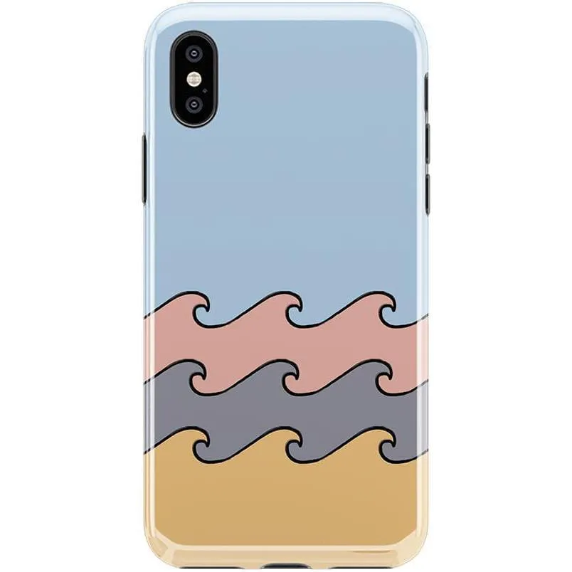 Premium Quality High Tide | Layered Ocean Waves Case  Stylish & Comfortable