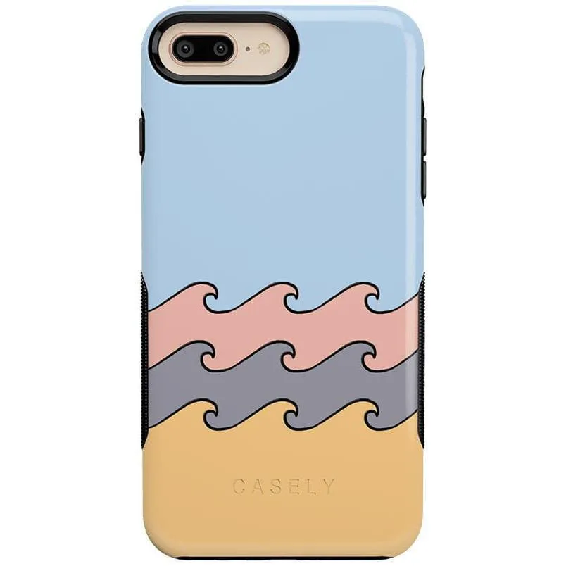 Premium Quality High Tide | Layered Ocean Waves Case  Stylish & Comfortable