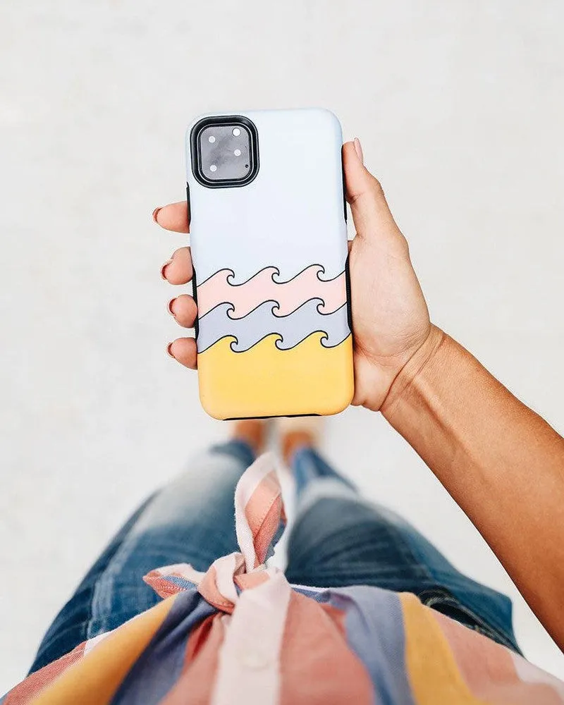 Premium Quality High Tide | Layered Ocean Waves Case  Stylish & Comfortable