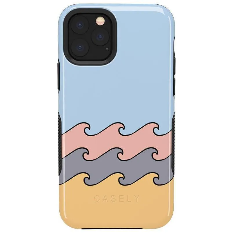 Premium Quality High Tide | Layered Ocean Waves Case  Stylish & Comfortable