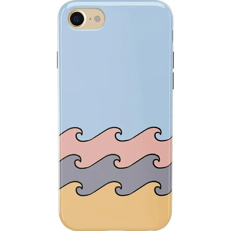 Premium Quality High Tide | Layered Ocean Waves Case  Stylish & Comfortable