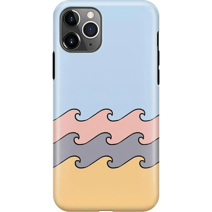 Premium Quality High Tide | Layered Ocean Waves Case  Stylish & Comfortable
