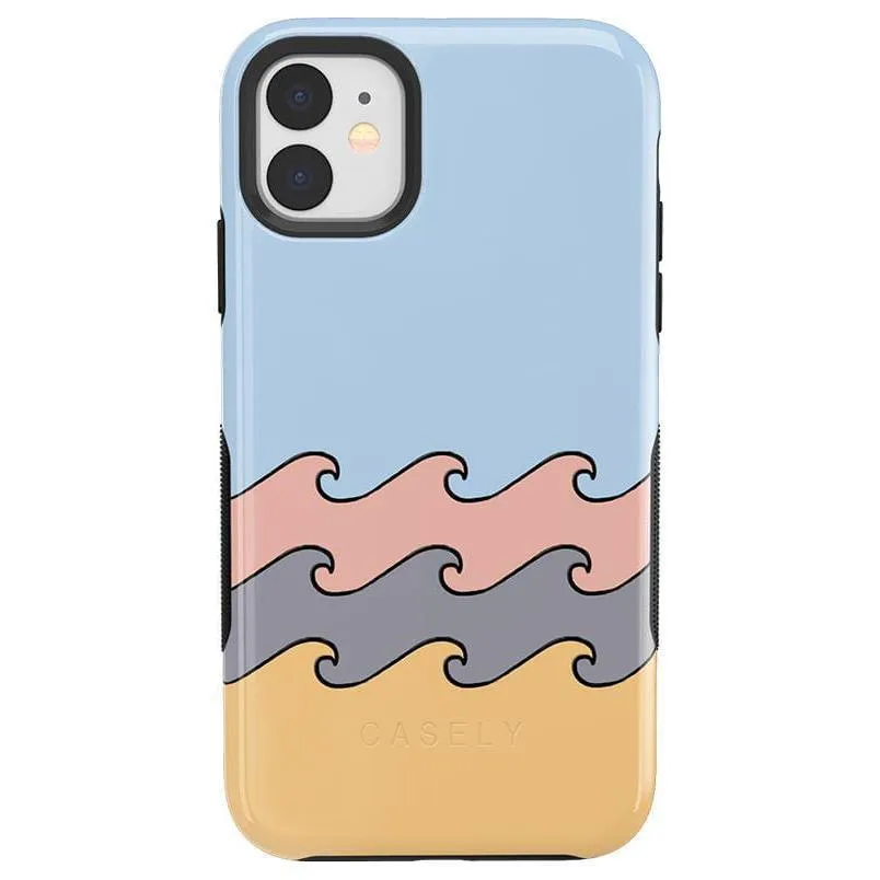 Premium Quality High Tide | Layered Ocean Waves Case  Stylish & Comfortable