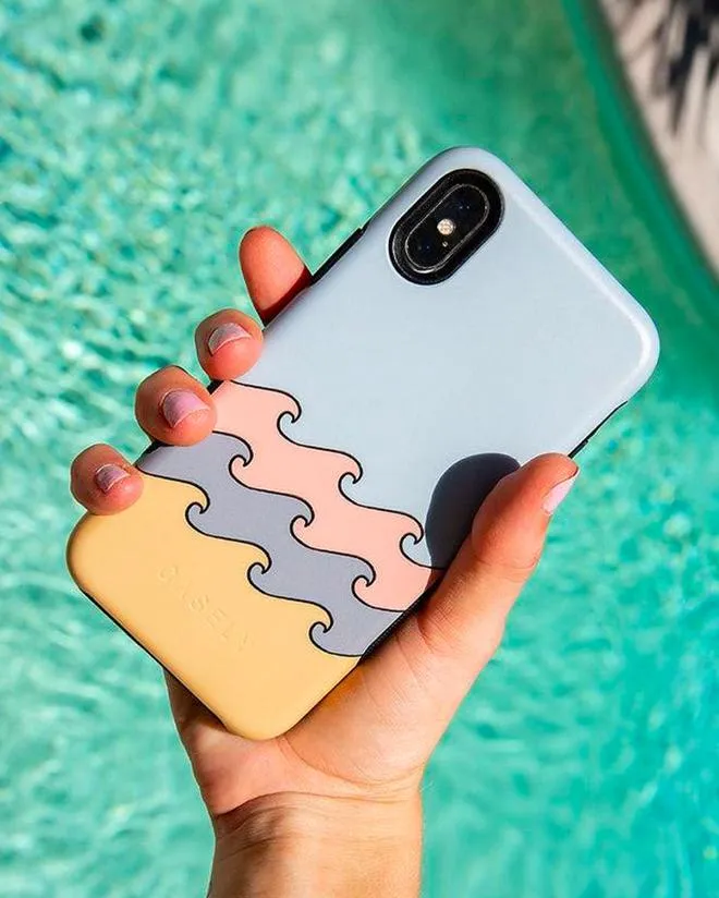 Premium Quality High Tide | Layered Ocean Waves Case  Stylish & Comfortable