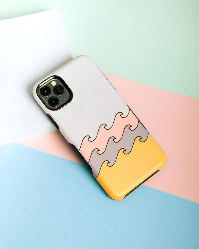 Premium Quality High Tide | Layered Ocean Waves Case  Stylish & Comfortable