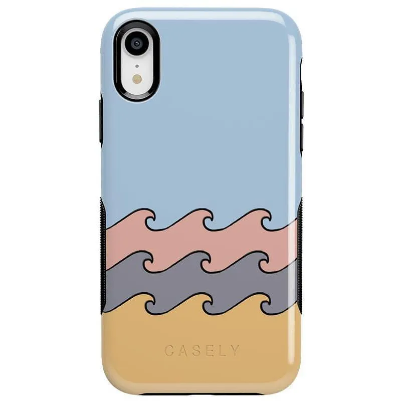 Premium Quality High Tide | Layered Ocean Waves Case  Stylish & Comfortable