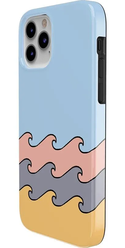 Premium Quality High Tide | Layered Ocean Waves Case  Stylish & Comfortable
