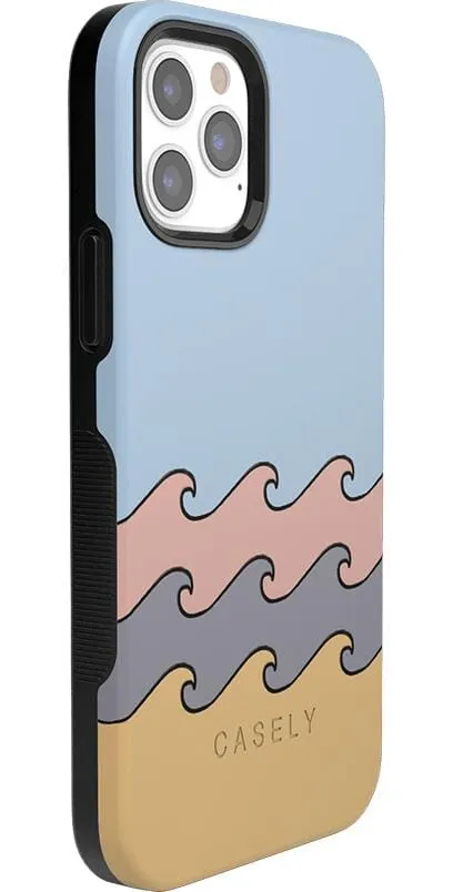 Premium Quality High Tide | Layered Ocean Waves Case  Stylish & Comfortable