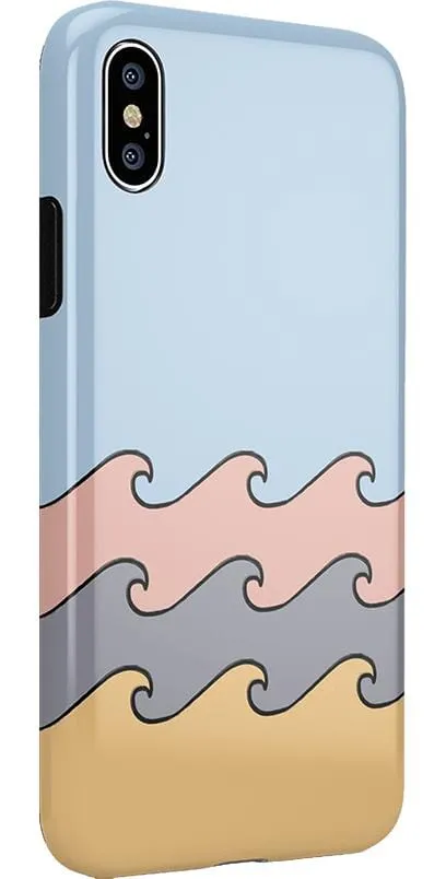 Premium Quality High Tide | Layered Ocean Waves Case  Stylish & Comfortable