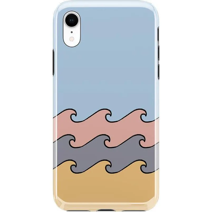 Premium Quality High Tide | Layered Ocean Waves Case  Stylish & Comfortable