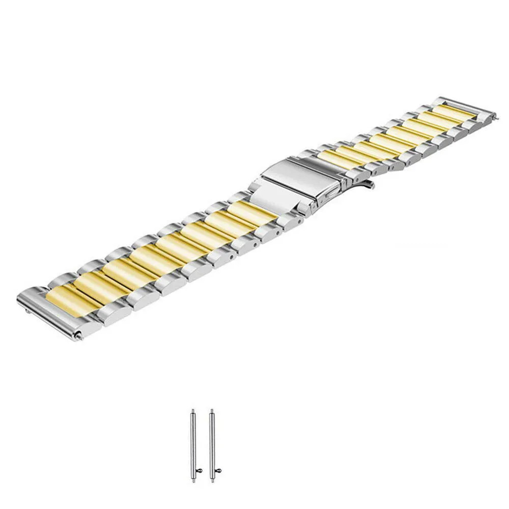 Premium Quality Huawei Watch 3 (Pro) Steel Strap (Silver/Gold)  Limited Availability!