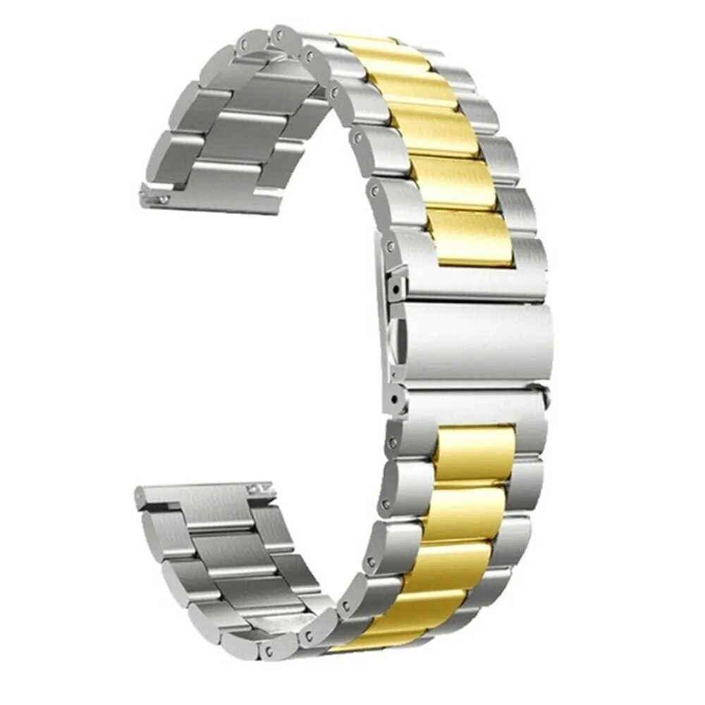 Premium Quality Huawei Watch 3 (Pro) Steel Strap (Silver/Gold)  Limited Availability!