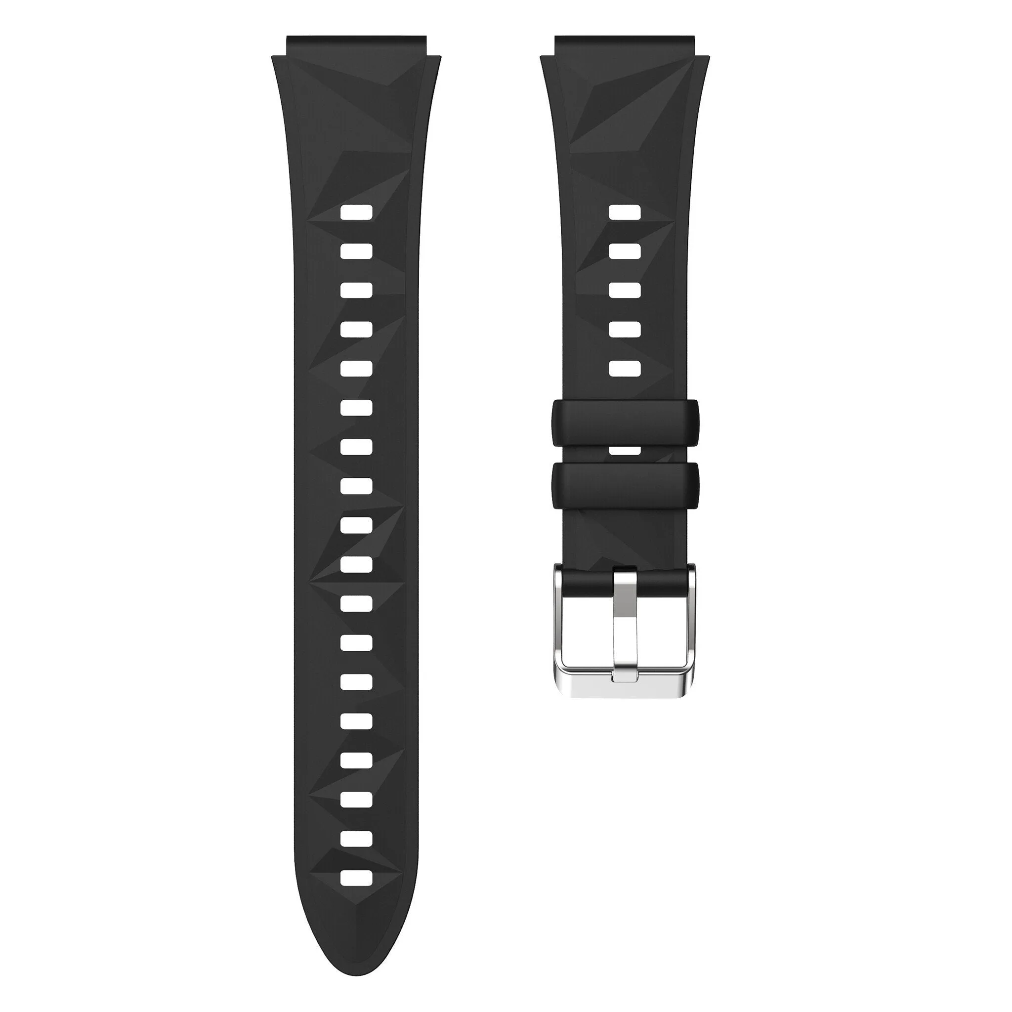 Premium Quality Huawei Watch 5 - 42mm Premium Silicone Strap (Black)  Almost Sold Out!