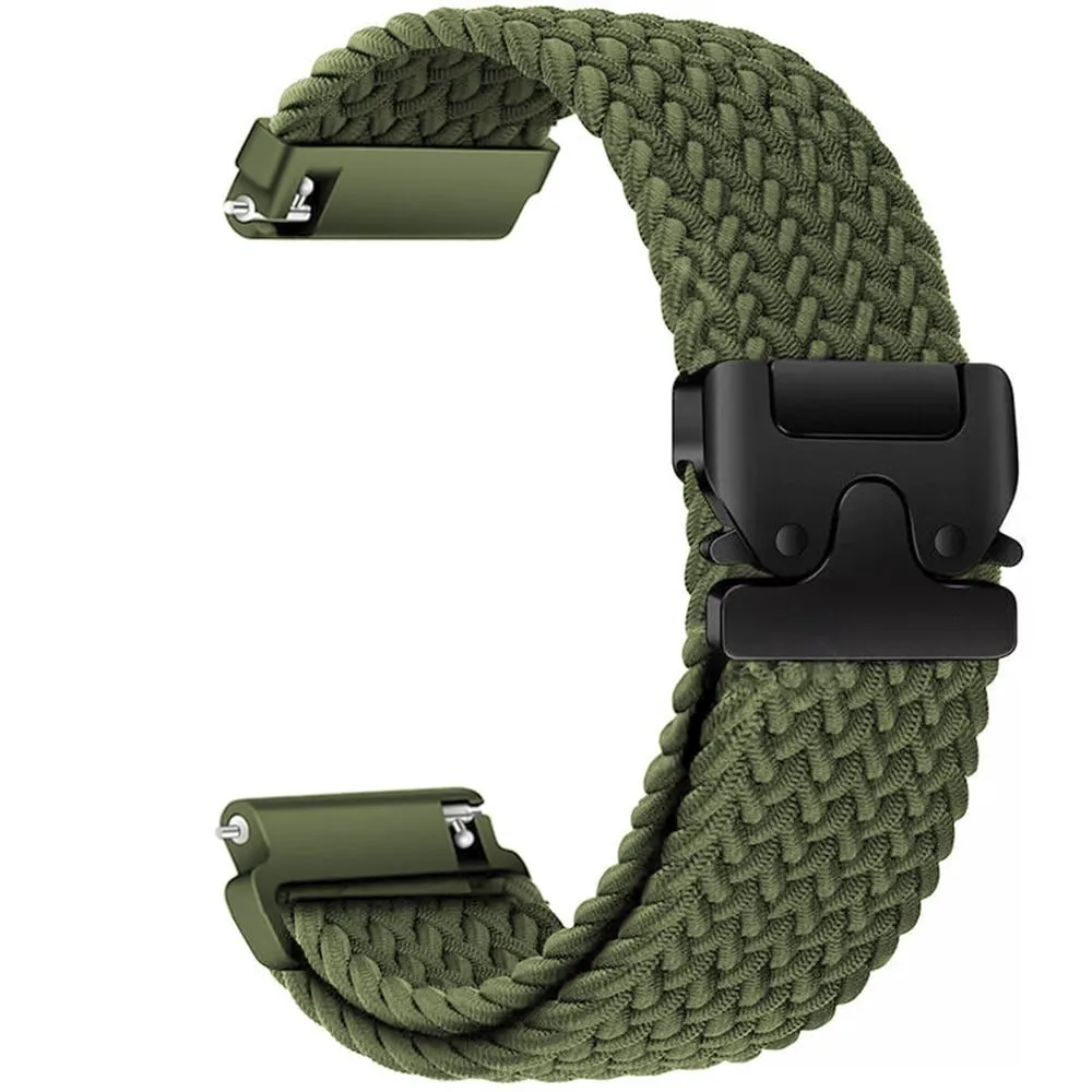 Premium Quality Huawei Watch 5 - 46mm Braided Strap with P-Buckle (Green)  Almost Sold Out!