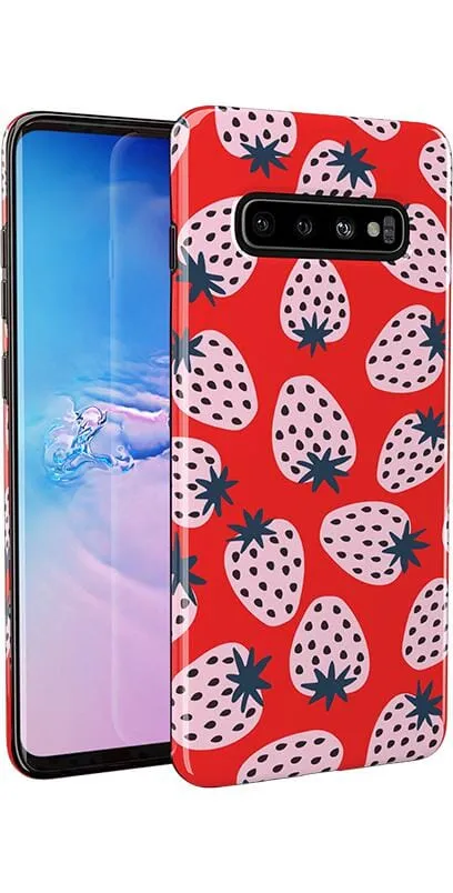 Premium Quality I'd Pick You | Red Strawberry Samsung Case  Ends Soon!